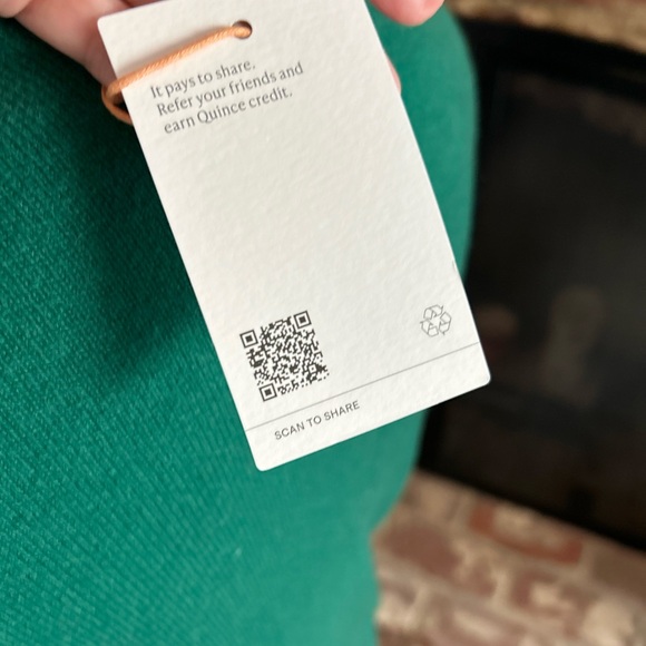 Quince Green Cashmere Sweater - Size Small - Picture 5 of 13